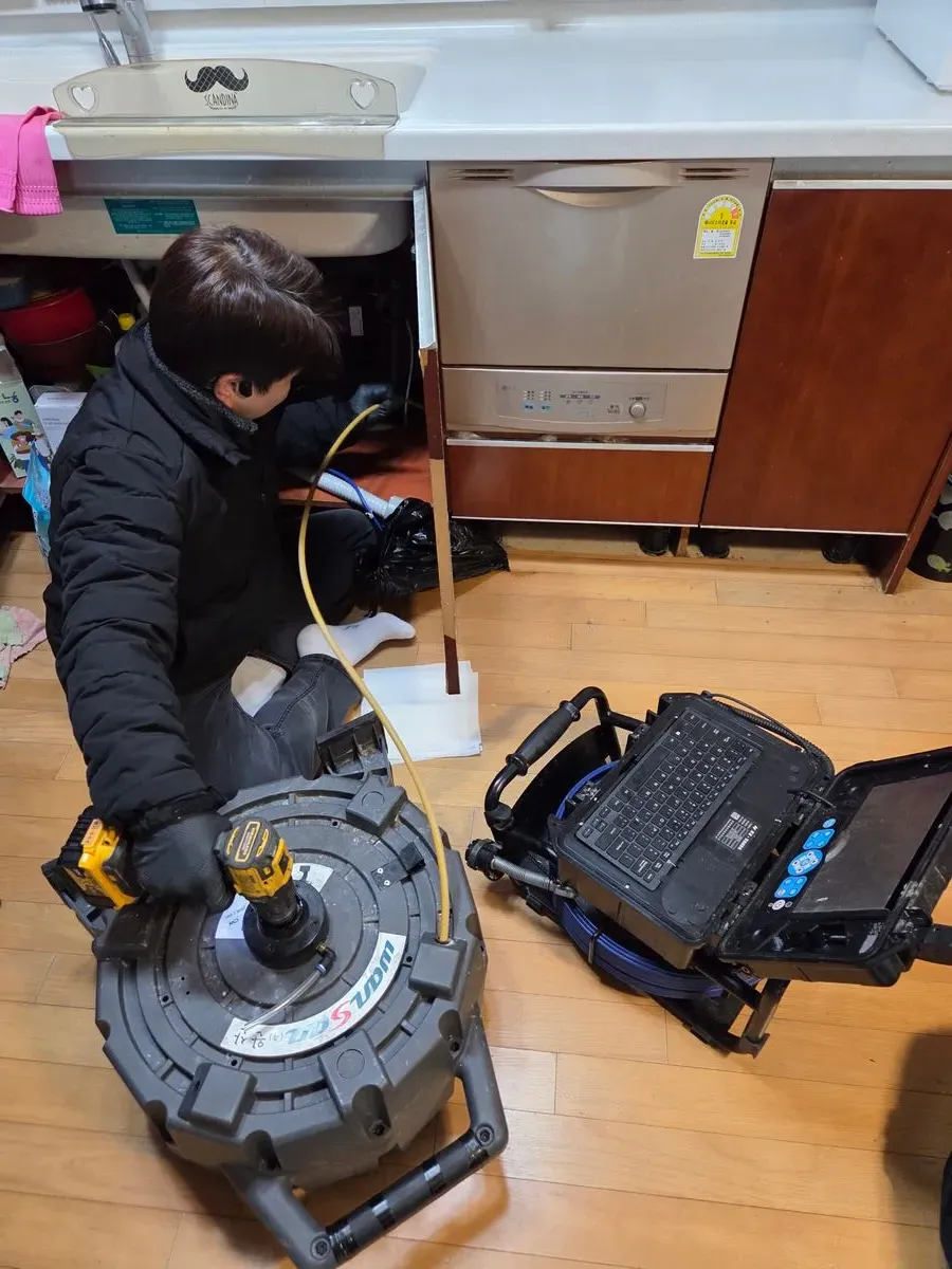 싱크대막힘 배관 스케일링
